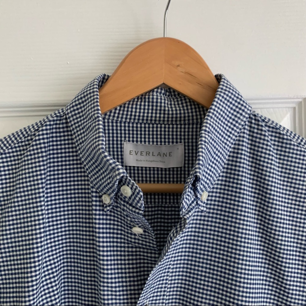 The Slim Fit Oxford - Navy Gingham